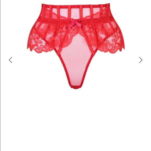 NWT Agent Provocateur Rozlyn Suspender Thong 2 - Picture 3 of 9